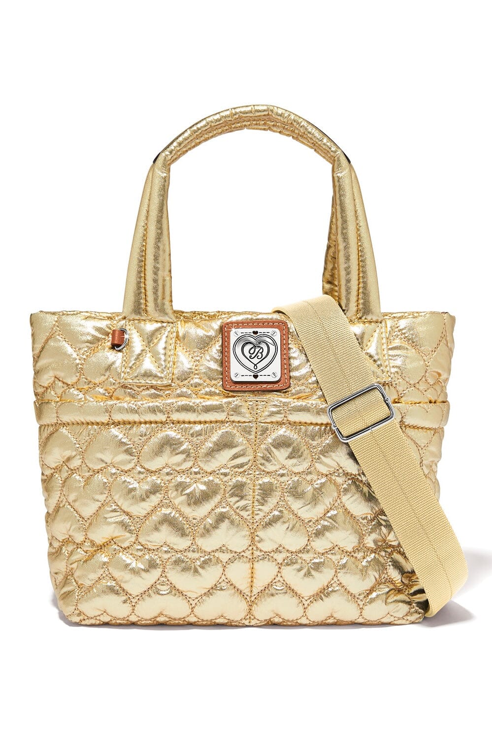 Gold Metallic Kamille Handbag BHANDBAGS Brighton Collectables 