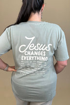 Jesus Changes Everything Tee MISSY BASIC KNIT:~~Unassigned~~ DEARHEART 