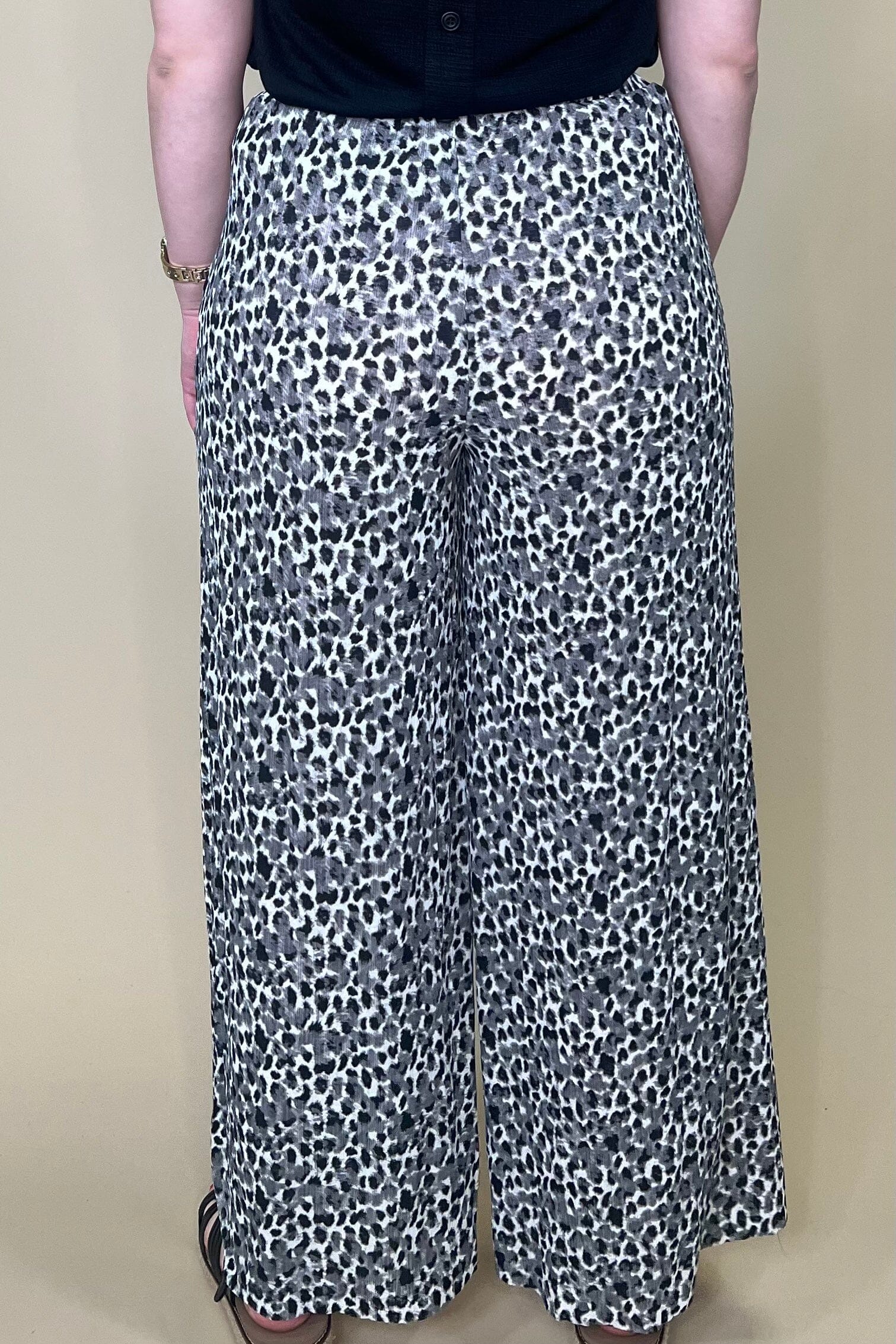 Animal Print Pull On Pant BOTTOMS VERYJ 