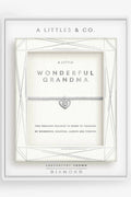Wonderful Grandma Silver Plated Lab Grown Diamond JEWELRY A LITTLES & CO 