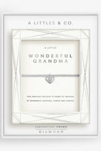 Wonderful Grandma Silver Plated Lab Grown Diamond JEWELRY A LITTLES & CO 