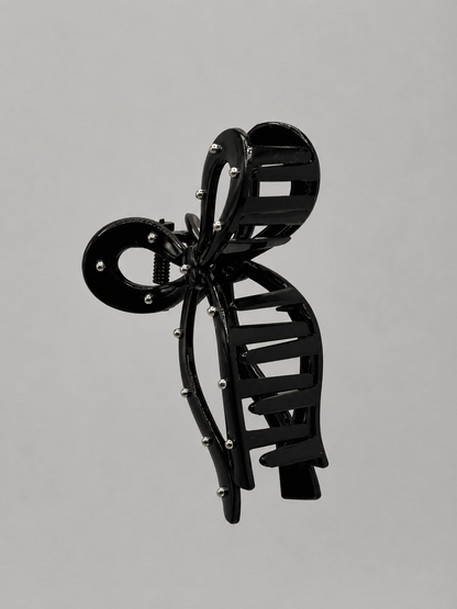 Black Bow Claw Clip GIFT/OTHER MADEBYHARCO 
