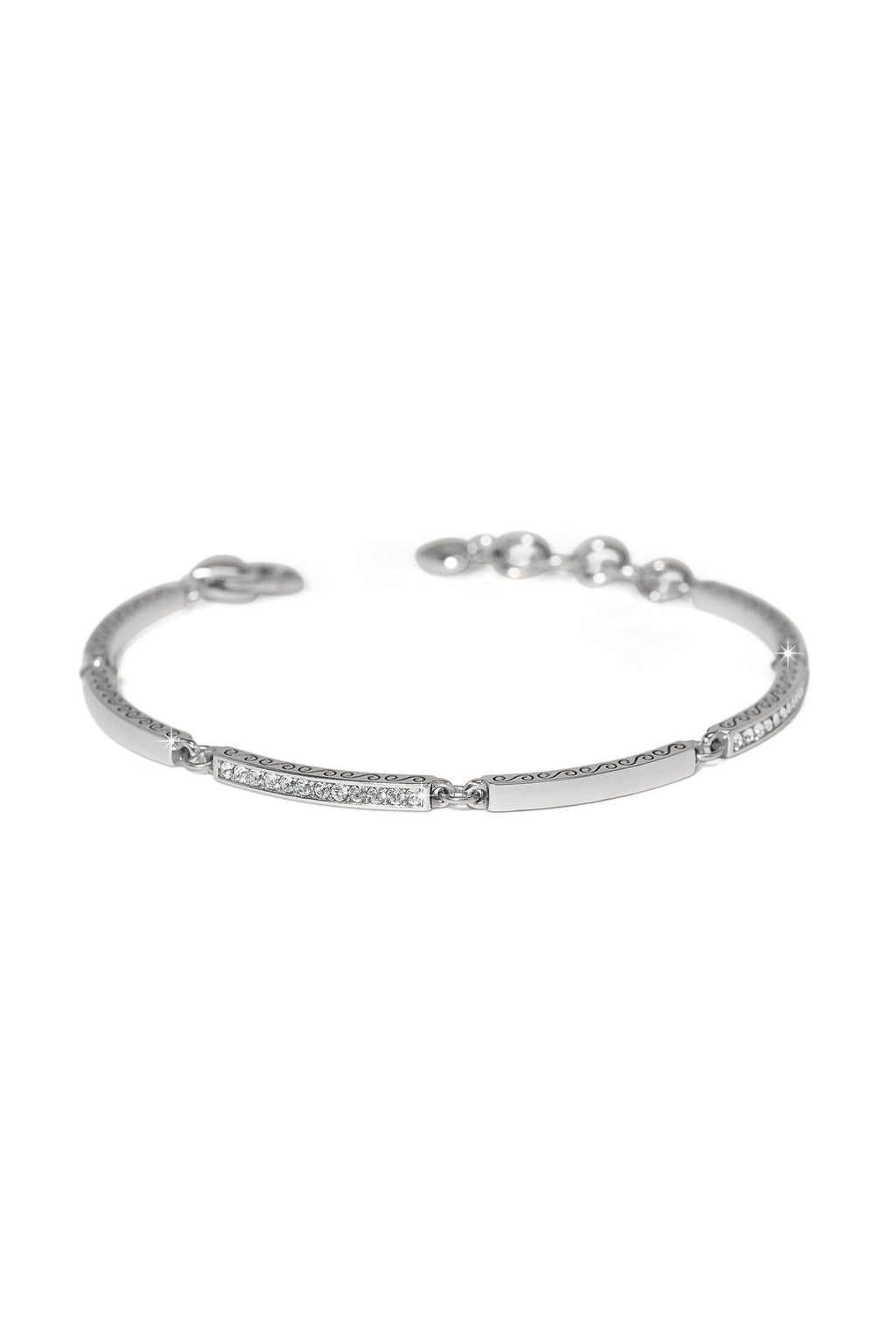 Meridian Geo Bar Silver Bracelet BJEWELRY Brighton Collectables 