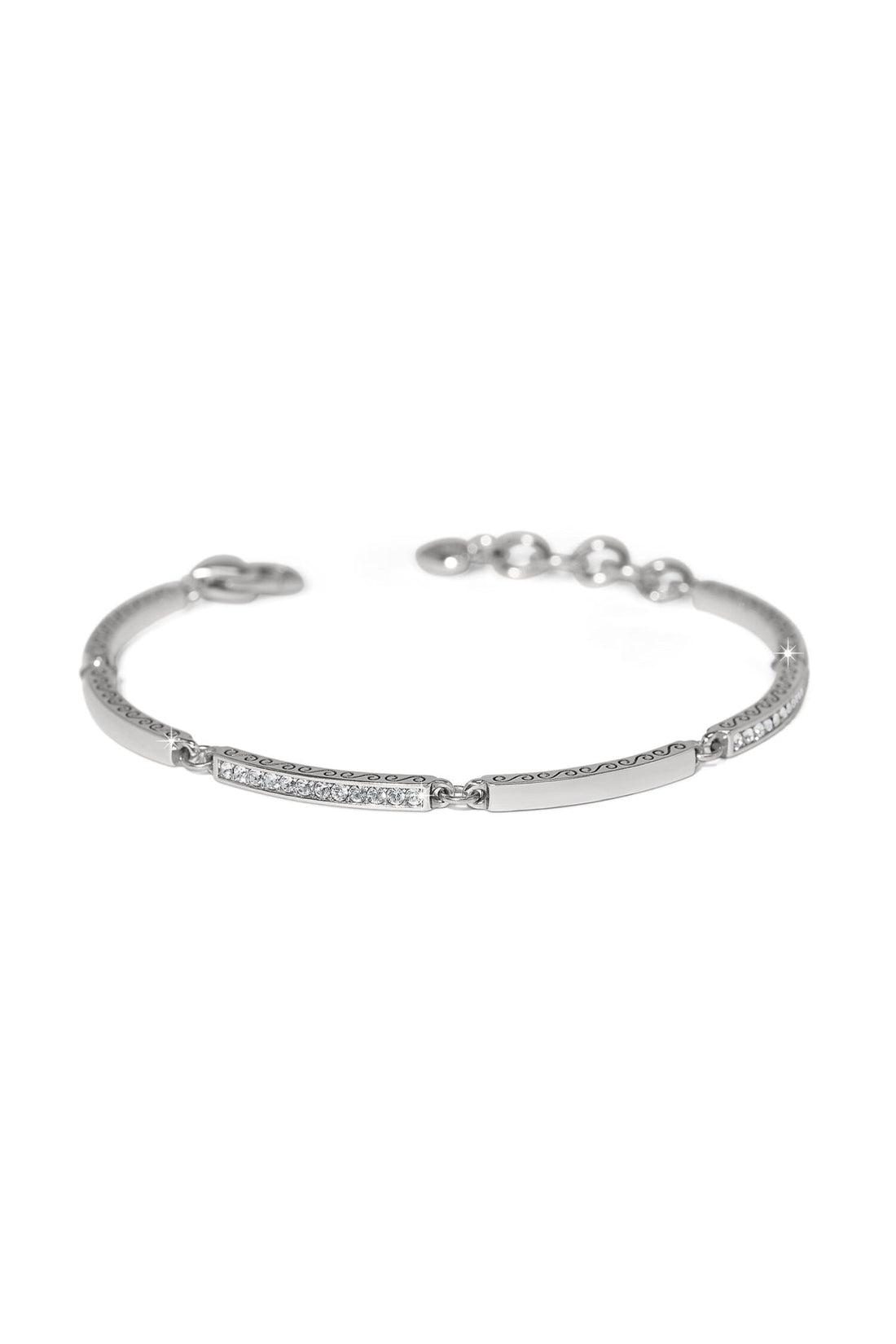 Meridian Geo Bar Silver Bracelet BJEWELRY Brighton Collectables 
