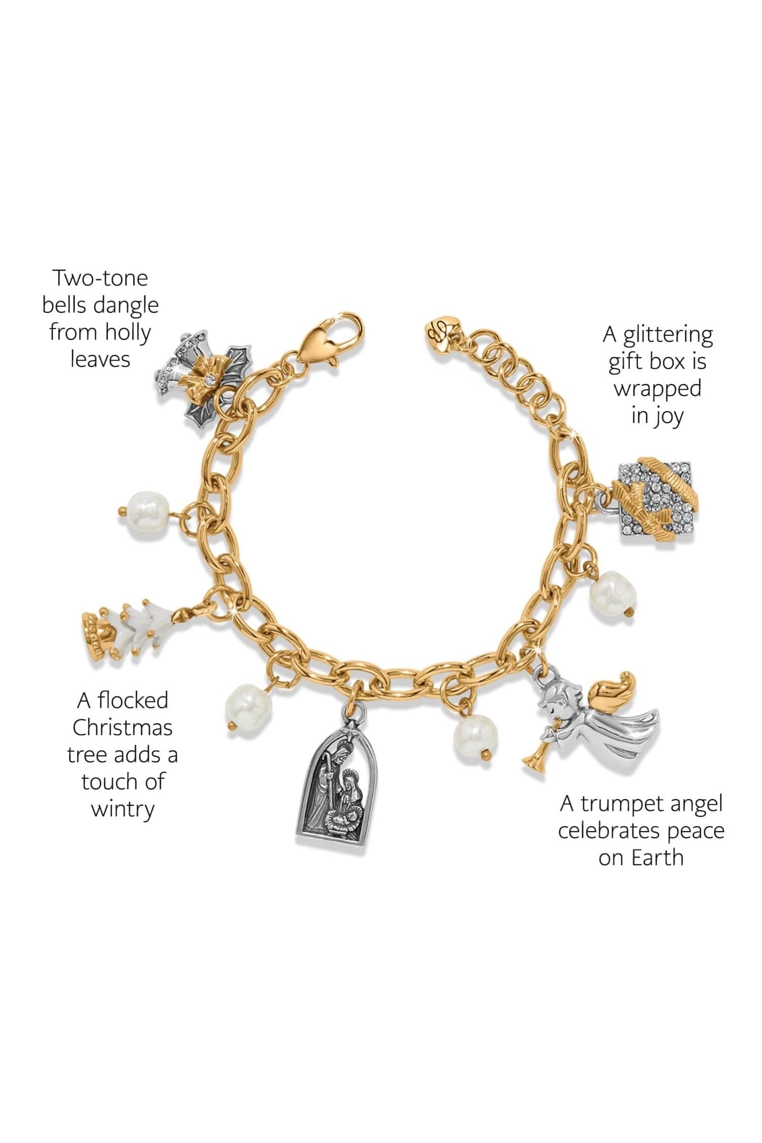 Joyfull Season Charm Bracelet BJEWELRY Brighton Collectables 