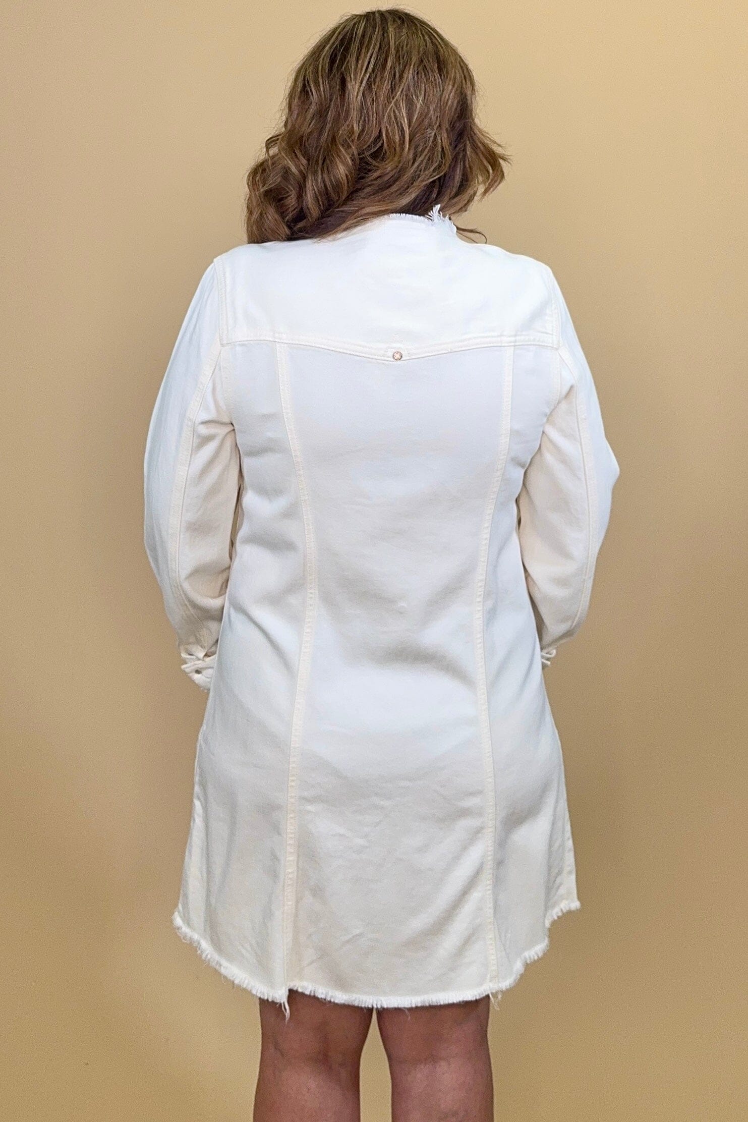 Collarless Trucker Dress DRESS LIVERPOOL 