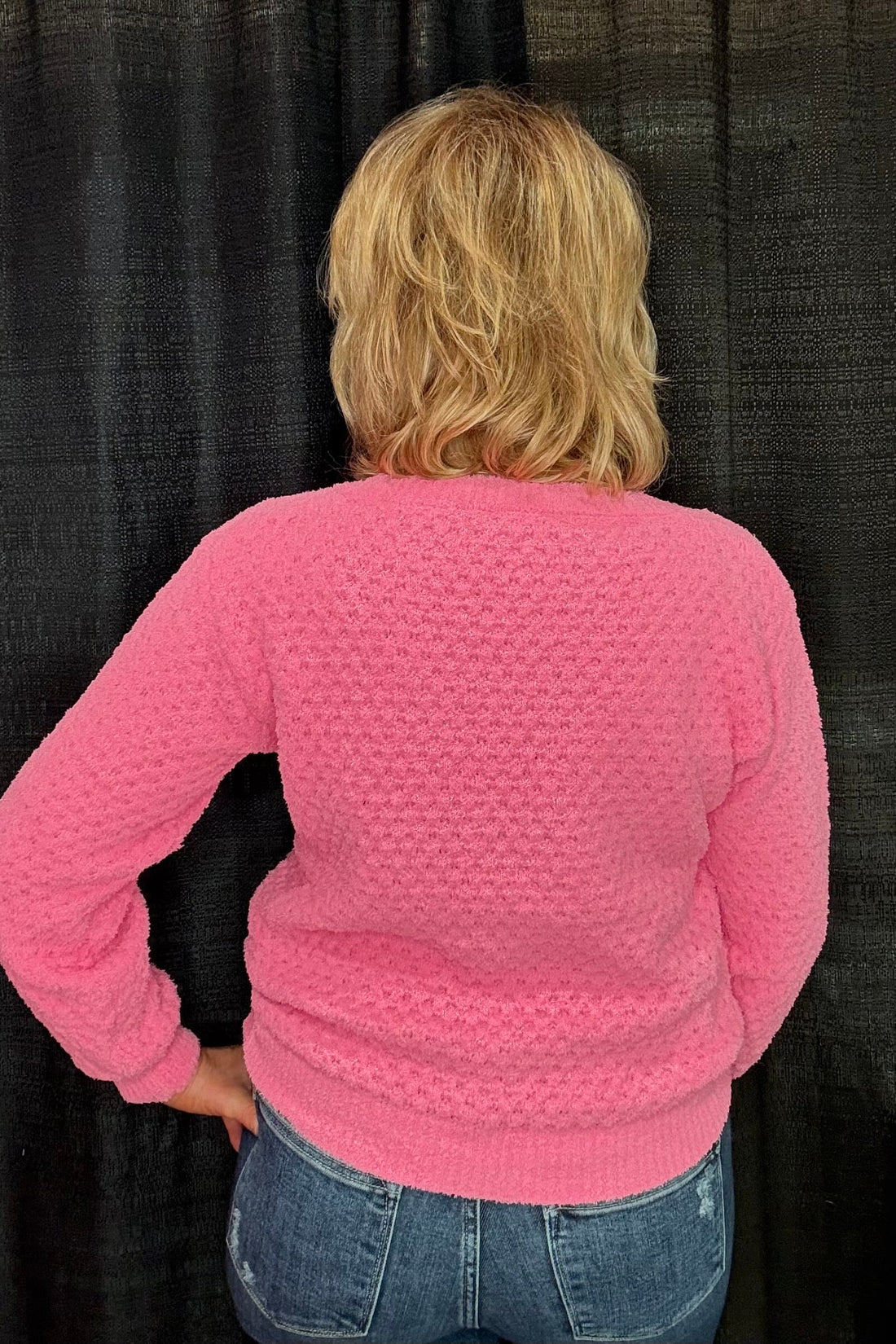 Super Soft Long Sleeve V-Neck Sweater SWEATER ALLIE &amp; ROSE 