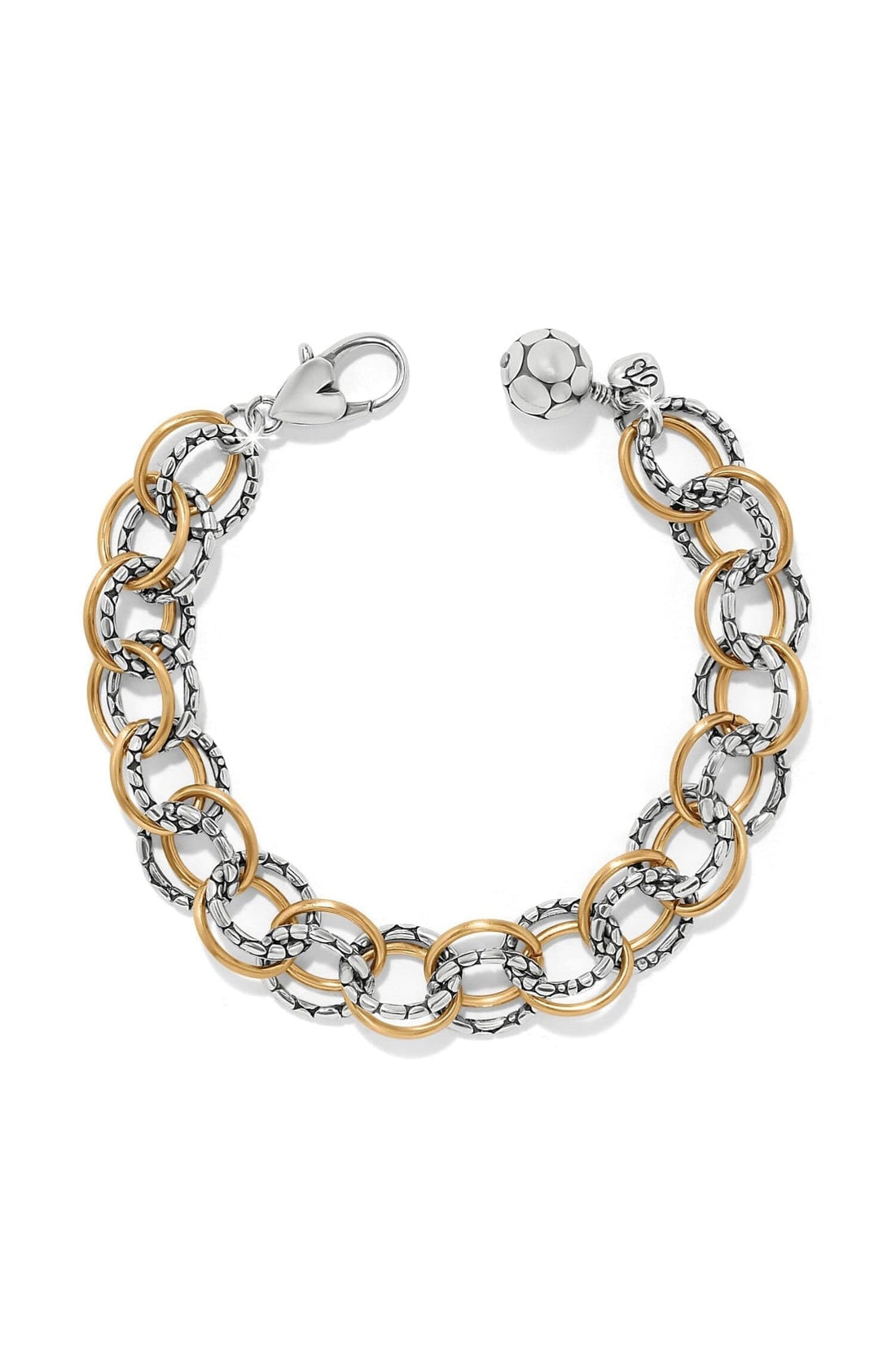 Pebble Link Two Tone Bracelet BJEWELRY Brighton Collectables 