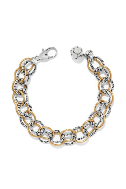 Pebble Link Two Tone Bracelet BJEWELRY Brighton Collectables 