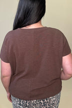 Slub Relaxed Crop Top JR TOP DRESSY ZENANA 