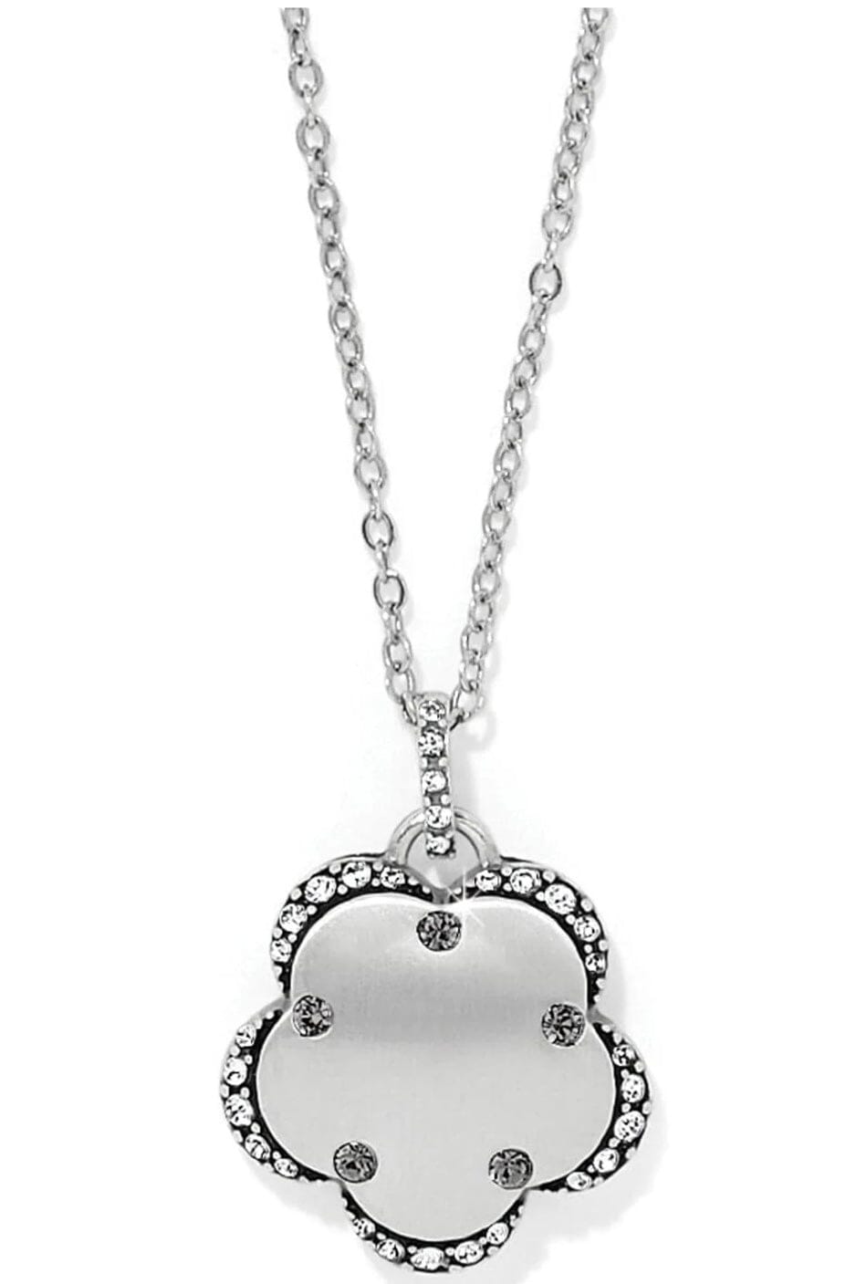 Gaia Flower Silver Necklace BJEWELRY Brighton Collectables 