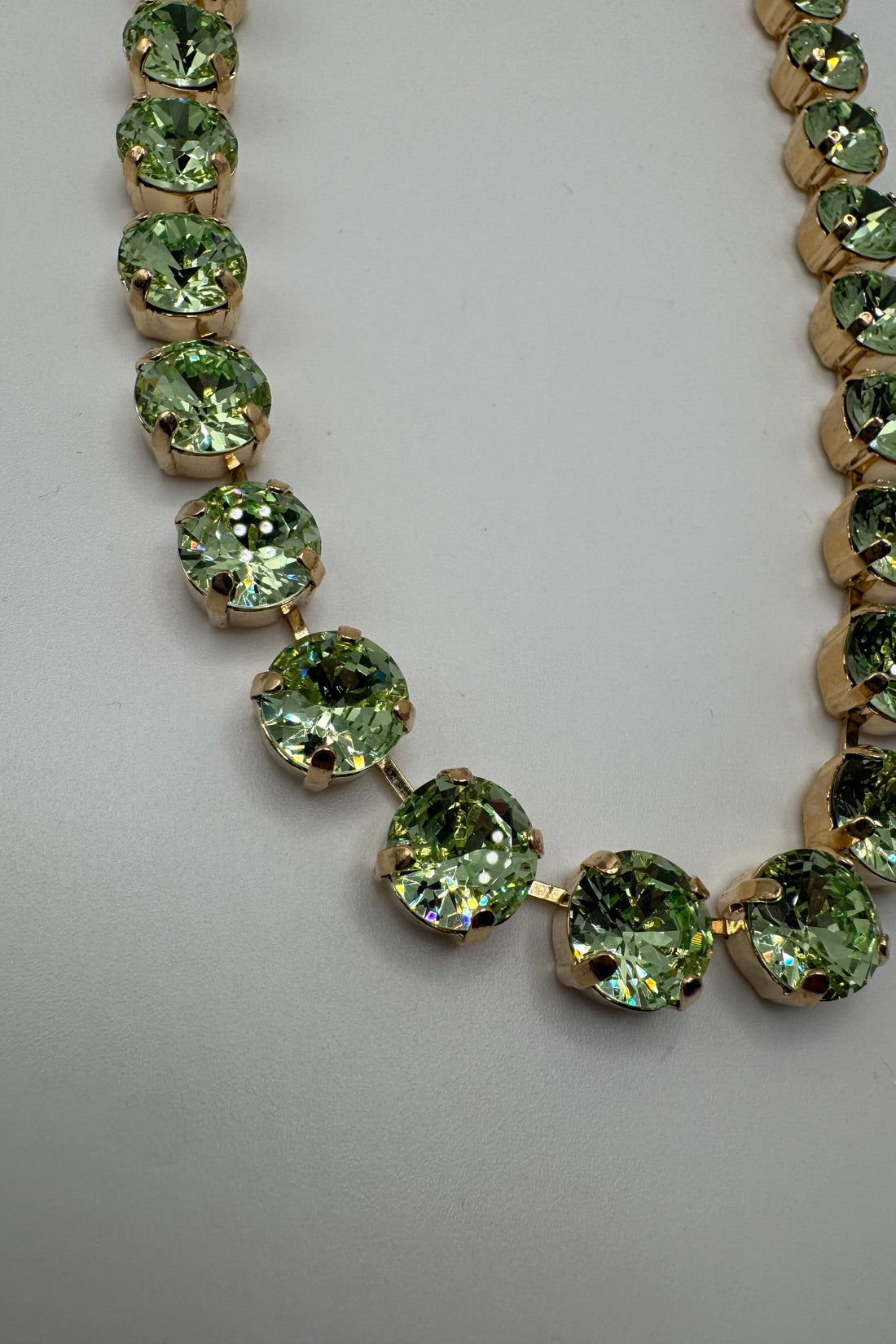 Large Round Necklace in &quot;Chrysolite&quot; BETTERBRANDJEWELRY Mariana 