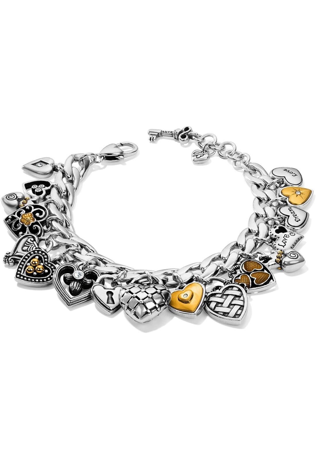One Heart Charm Bracelet BJEWELRY Brighton Collectables 