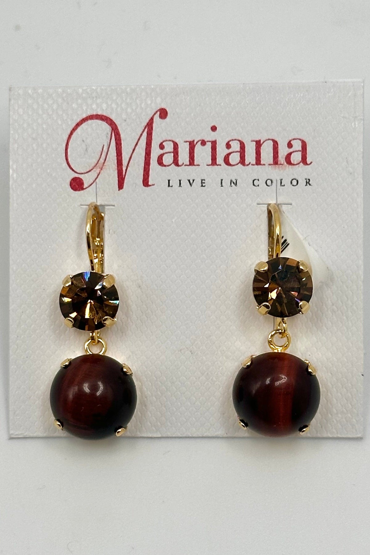 Medium &amp; Large Drop Earrings in "Cello Solo" - Yellow Gold BETTERBRANDJEWELRY MICHALSMARIANA 