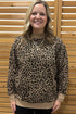 Long Sleeve Leopard Printed Mock Neck JRTOP CASUAL TOP SOUTHERN GRACE 