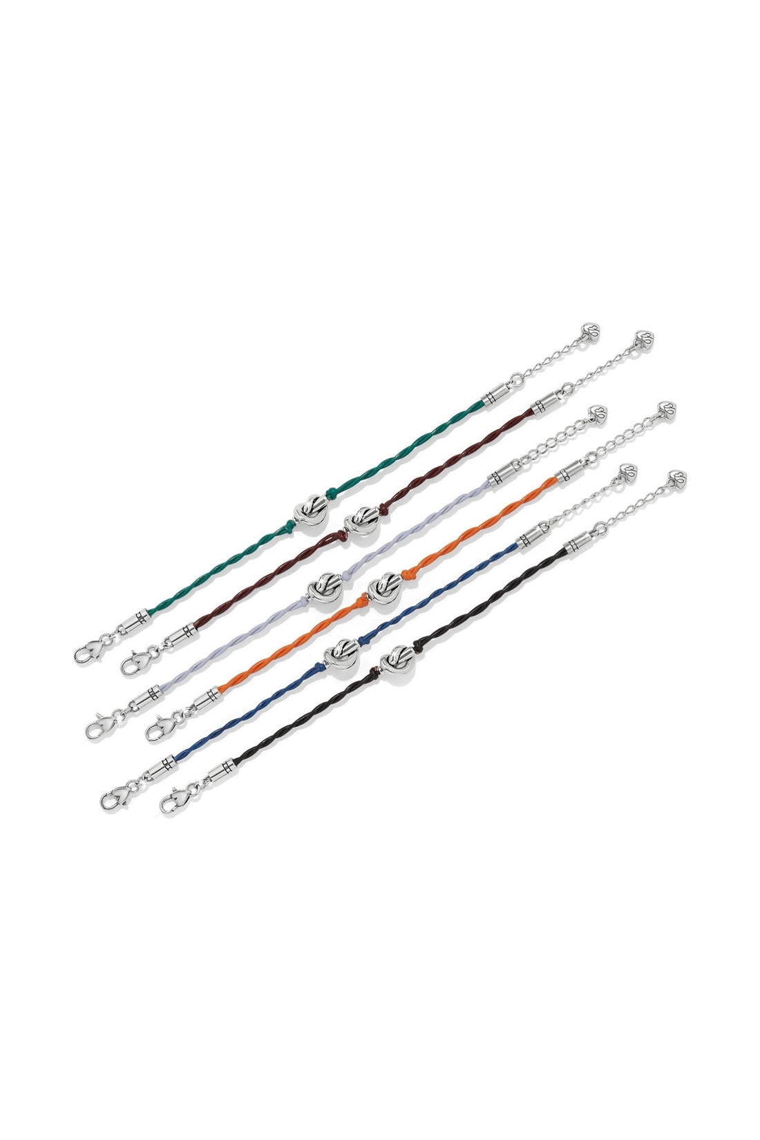 Interlok Single Knot Black Leather Bracelet BJEWELRY Brighton Collectables 