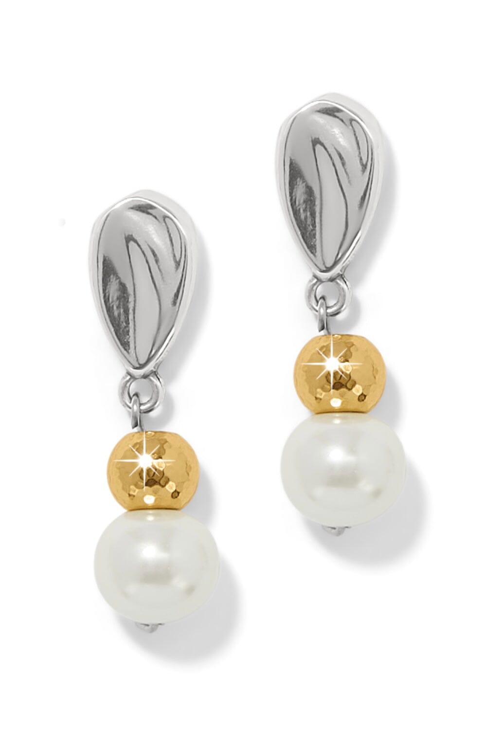 Cascade Unity Pearl Post Drop Earrings BJEWELRY Brighton Collectables 
