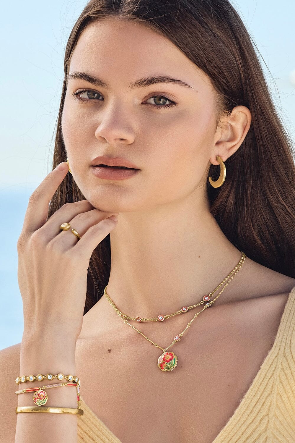 Sydney Poppy Short Necklace BJEWELRY Brighton Collectables 