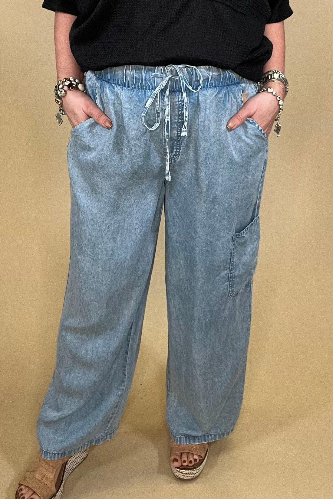Pull On Ankle Pant w/3 Pockets BOTTOMS ZAC &amp; RACHEL 