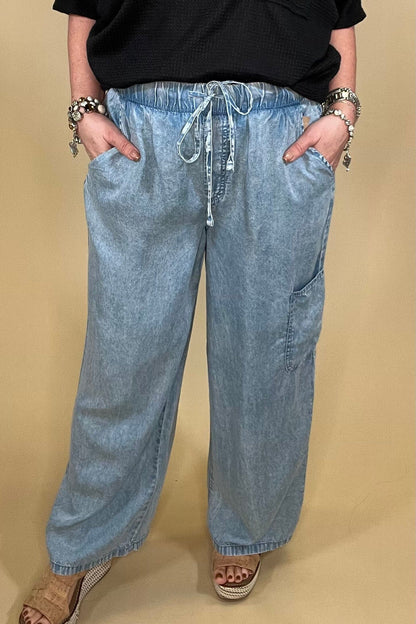 Pull On Ankle Pant w/3 Pockets BOTTOMS ZAC &amp; RACHEL 