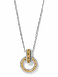 Mosaic Two Tone Link Ring Necklace BJEWELRY:~~Unassigned~~ LEEGIN-BRIGHTON 