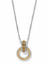 Mosaic Two Tone Link Ring Necklace BJEWELRY:~~Unassigned~~ LEEGIN-BRIGHTON 