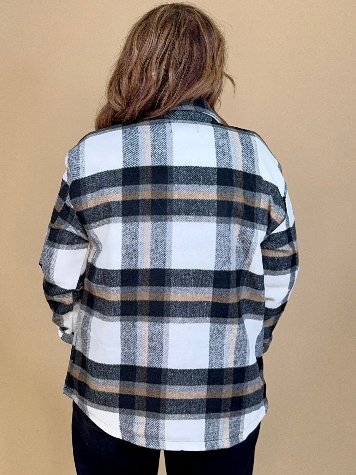 Plaid Button Up Shacket OUTFIT COMPLETER:~~Unassigned~~ LOVETREE 