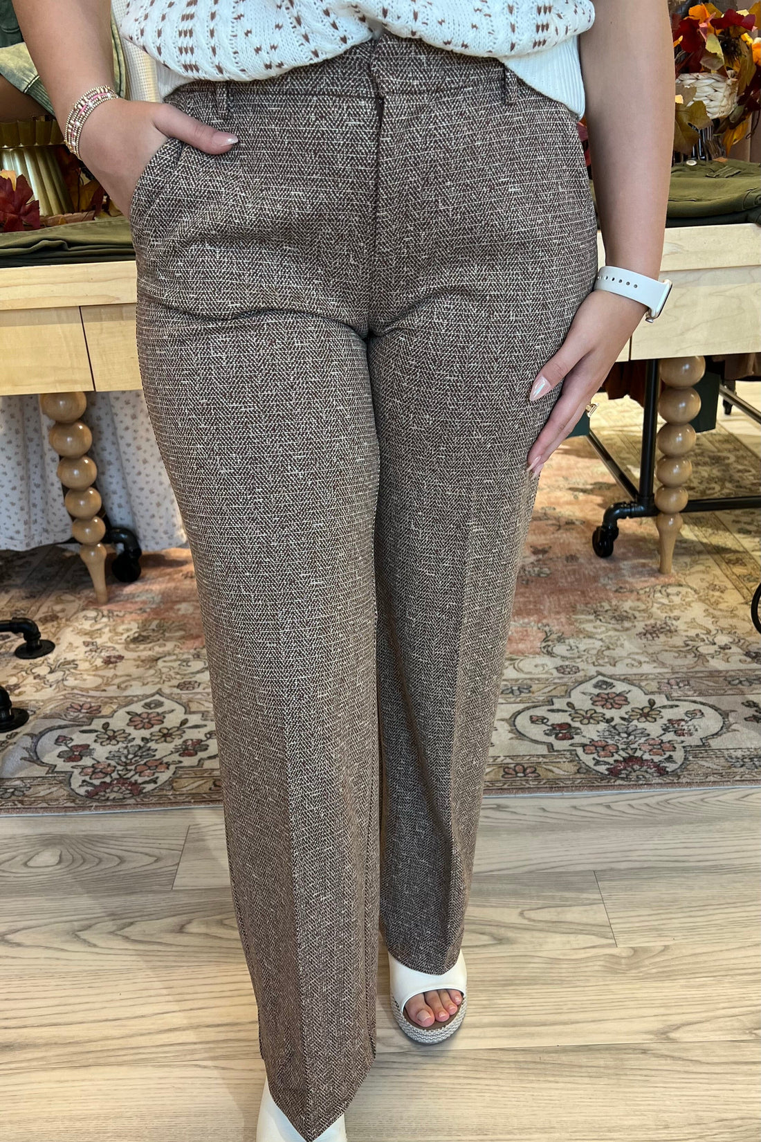 Kelsey Wide Leg Trouser 31&quot; Inseam BOTTOMS LIVERPOOL 