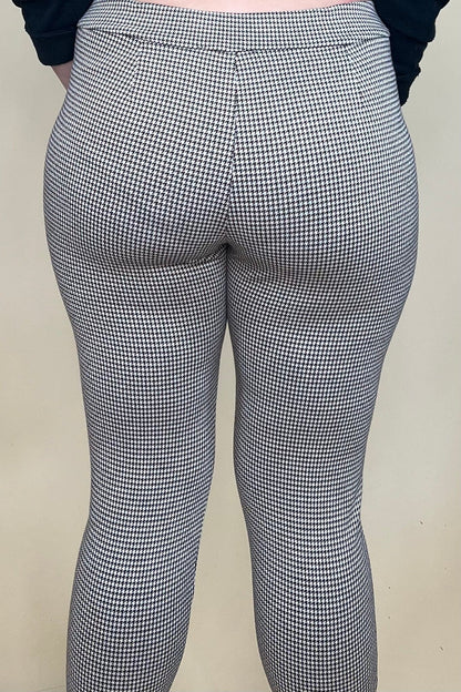 Harringbone Printed Pull On Pant w/Pockets BOTTOMS SOUTHERN LADY 