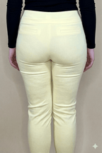 Full Length Pull On Pant - Yellow BOTTOMS ZAC & RACHEL 