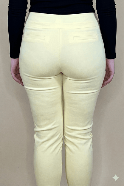 Full Length Pull On Pant - Yellow BOTTOMS ZAC &amp; RACHEL 