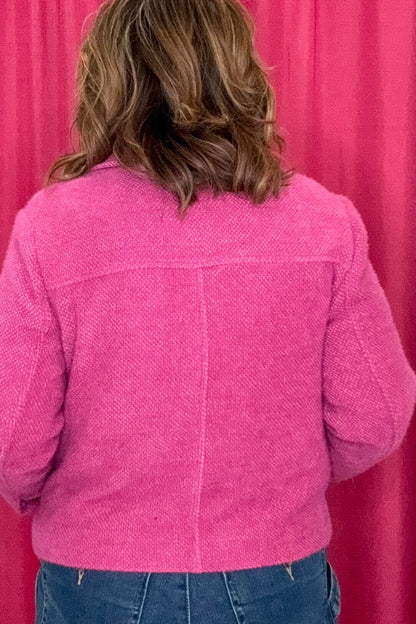 Long Sleeve Button Front Jacket JACKET TRIBAL 