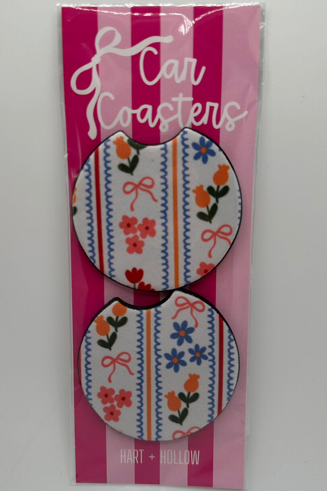 Floral Car Coaster Set GIFT/OTHER HART&amp;HALLOW 