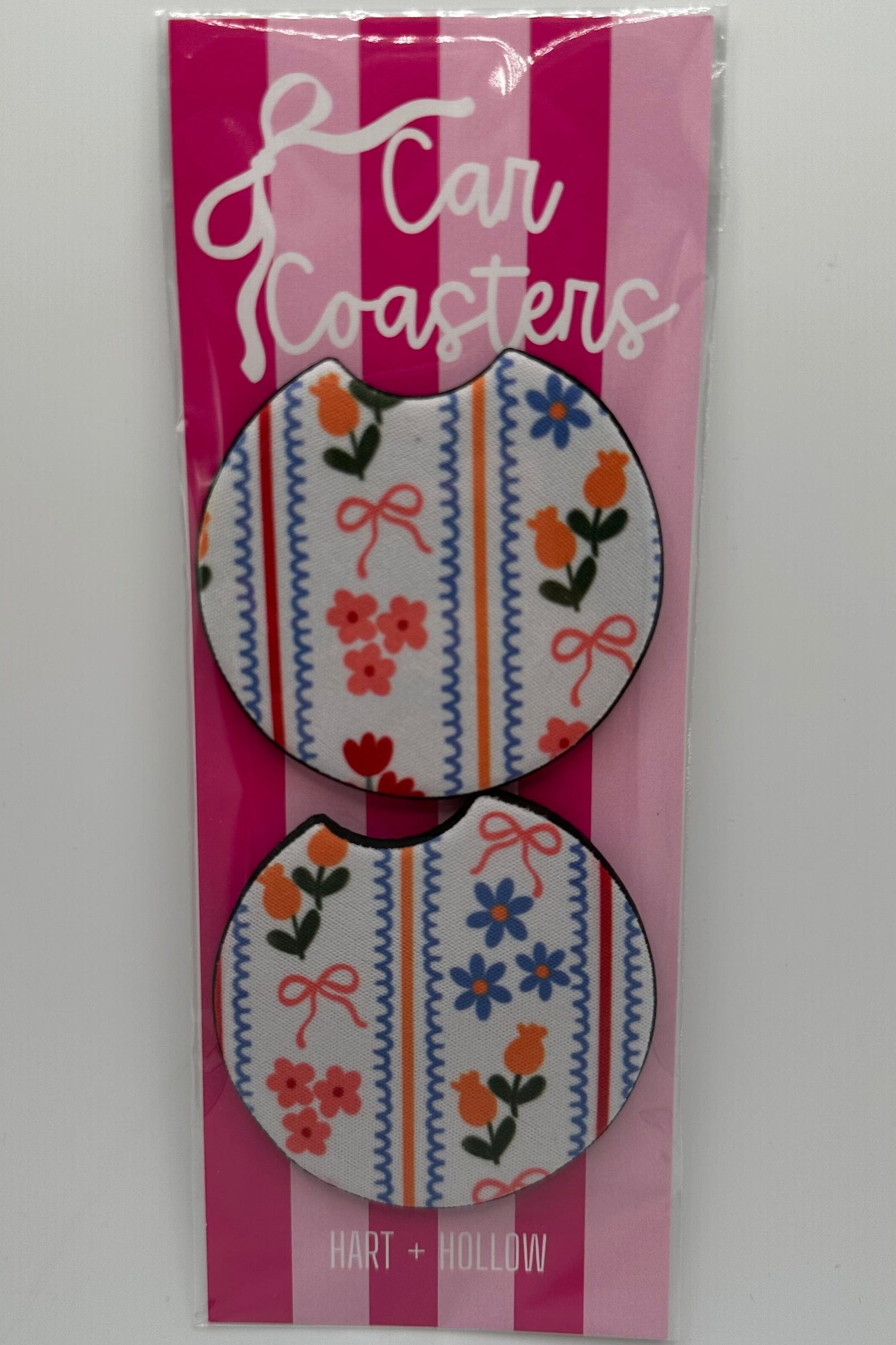 Floral Car Coaster Set GIFT/OTHER HART&amp;HALLOW 