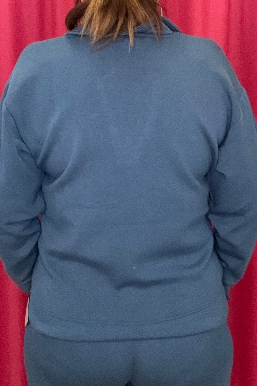 V-Neck Popover w/Collar JRTOP CASUAL TOP LIVERPOOL 