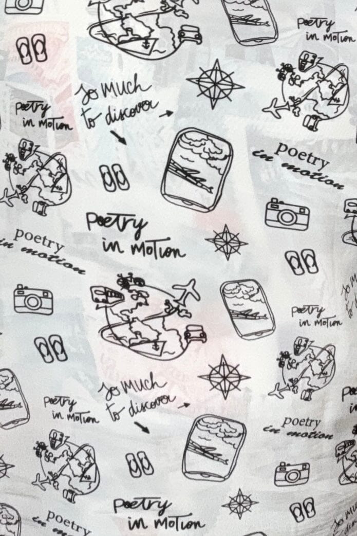 Postcard Printed Reversible Cami MISSY TOP SPECIAL Charlie B 