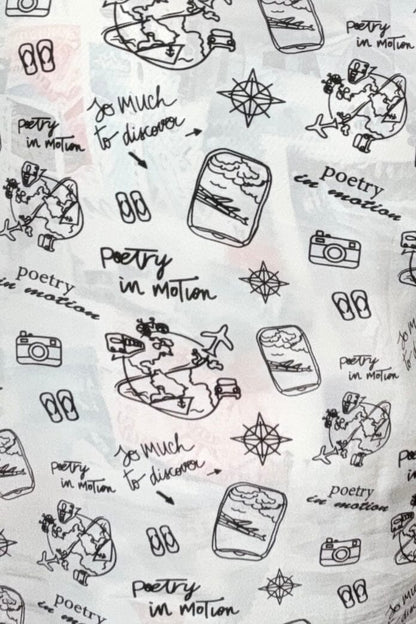 Postcard Printed Reversible Cami MISSY TOP SPECIAL Charlie B 