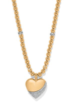 Meridian Petite Wave Gold leeHeart Necklace BJEWELRY Brighton Collectables 