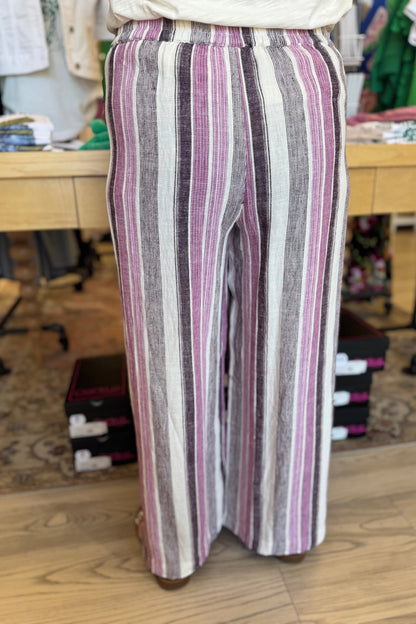Pull On Flowy Wide Pant with Pockets BOTTOMS TRIBAL 