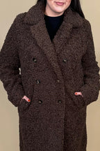 Double Breasted Teddy Bear Coat JACKET:~~Unassigned~~ LIVERPOOL 