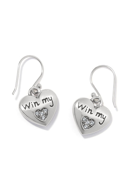 One Heart Reversible Earrings BJEWELRY Brighton Collectables 
