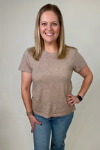 Foundation Slub Tee - Heatherash MISSY BASIC KNIT Z-SUPPLY 