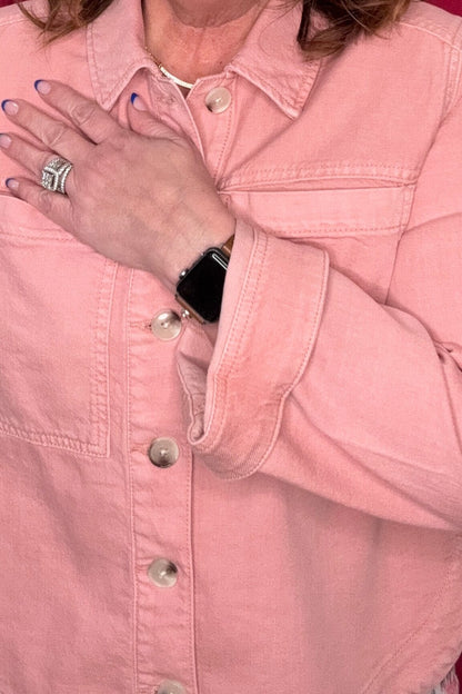 High/Low Denim Shacket OUTFIT COMPLETER LIVERPOOL 