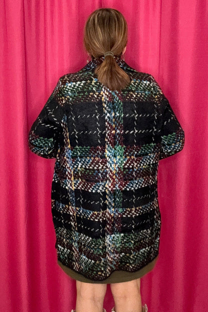 Long Sleeve Open Front Sweater Coat JACKET LIVERPOOL 