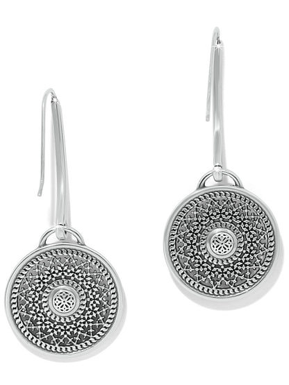 Ferrara Segreta Medallion French Wire Earrings