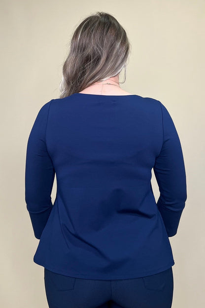 Core Travel Solid Layered Top MISSY TOP SPECIAL HABITAT 