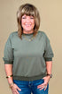 Stripped Contrast Trim Top JRTOP CASUAL TOP ZENANA LTOLIVE S 