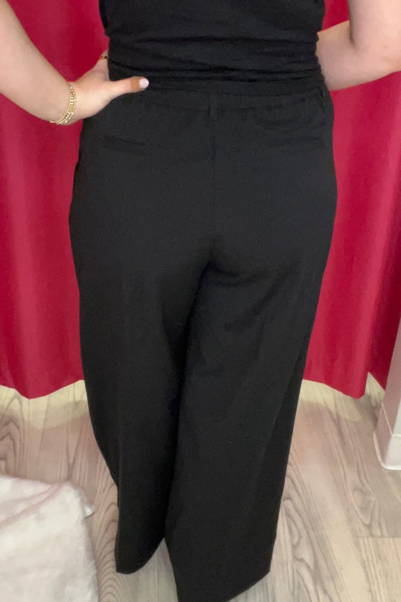 High Rise Pleated Wide Leg Trouser BOTTOMS LIVERPOOL 