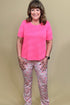 Short Sleeve Scoop Neck Ribbed Top MISSY TOP SPECIAL CREATION 