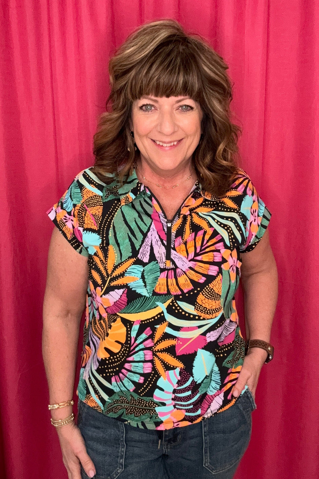 Dolman Polo Top UNDER TRIBAL 